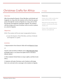 Christmas Crafts for Africa