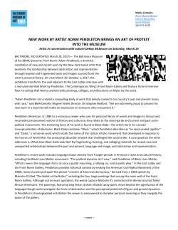 Press Release - Baltimore Museum of Art