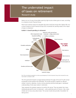 The underrated impact of taxes on retirement