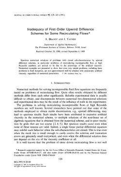 Inadequacy of First-Order Upwind Difference Schemes for Some