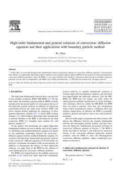 High-order fundamental and general solutions of convection