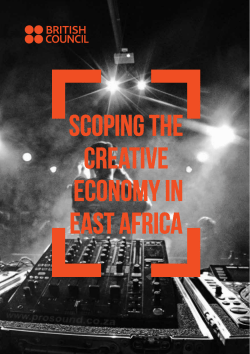 Scoping the creative economy in East Africa