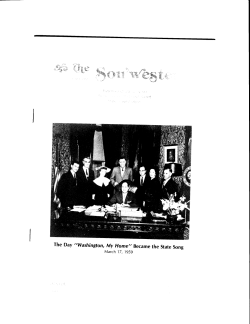 The Day "Washington, My Home" Became the State Song