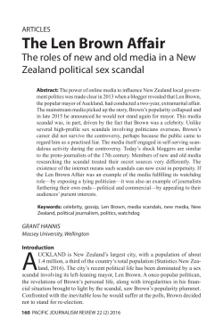 The Len Brown Affair
