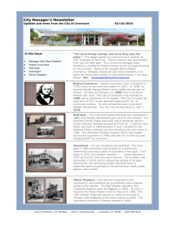 City Manager`s Newsletter