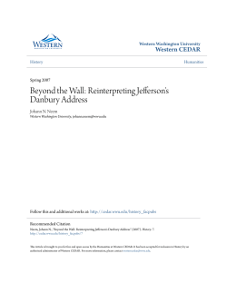 Beyond the Wall: Reinterpreting Jefferson`s
