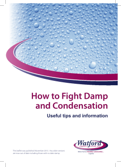 How to Fight Damp and Condensation