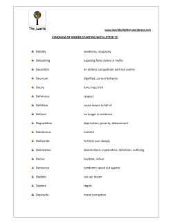 SYNONYM OF WORDS STARTING WITH LETTER