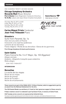 La noche de los mayas - Chicago Symphony Orchestra