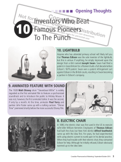 Opening Thoughts - STA HealthCare Communications