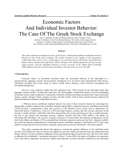 Print this article - The Clute Institute