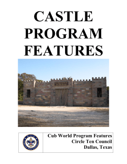 Cub World Program Features Circle Ten Council Dallas, Texas