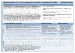 Developing and using fractional equivalence to solve problems