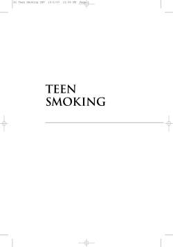 TEEN SMOKING