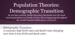 Population Theories: Demographic Transition