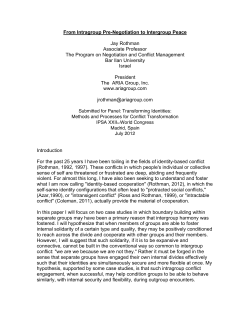 From Intragroup Pre-Negotiation to Intergroup