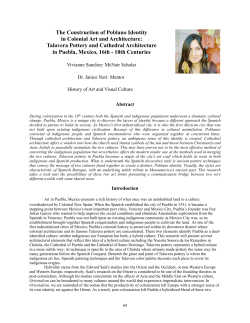 The Construction of Poblano Identity in Colonial Art