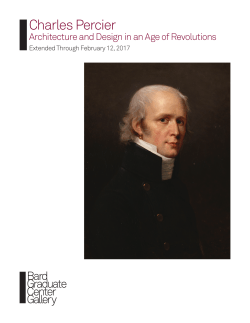 Charles Percier - Bard Graduate Center