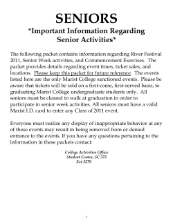 seniors - Marist