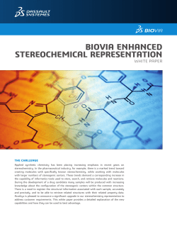 biovia enhanced stereochemical representation