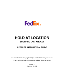 hold at location shopping cart widget retailer integration guide