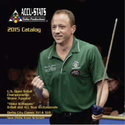 2015 Accu-Stats Product Catalog
