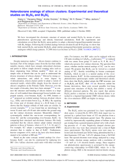 Heteroborane analogs of silicon clusters: Experimental and