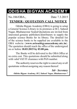 odisha bigyan academy - Orissa Bigyan Academy