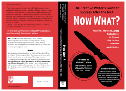 The Creative Writer`s Guide to Success After the MFA