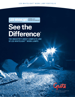 See the Difference&reg;