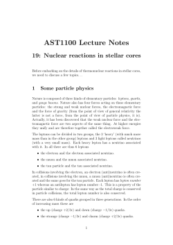 AST1100 Lecture Notes