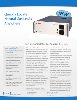Quickly Locate Natural Gas Leaks Anywhere