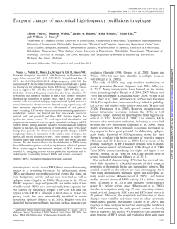 Temporal changes of neocortical high