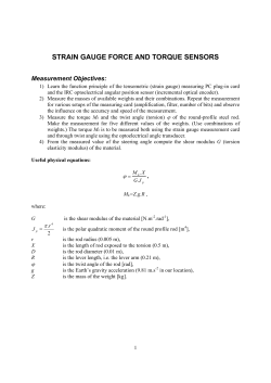 6. Force and Torque