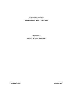 air quality - Mackenzie Valley Review Board