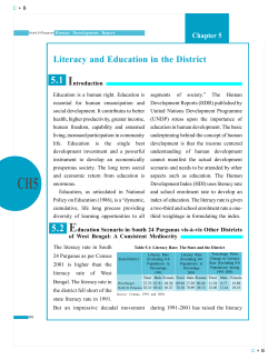 Literacy and Education in the District