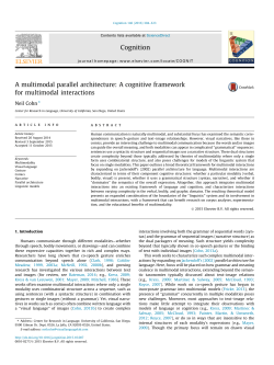 A multimodal parallel architecture: A cognitive framework for