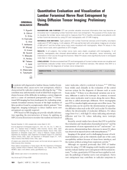 Quantitative Evaluation and Visualization of Lumbar Foraminal