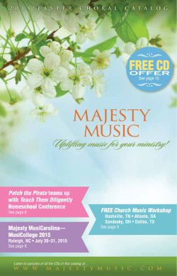 FREE CD - Majesty Music