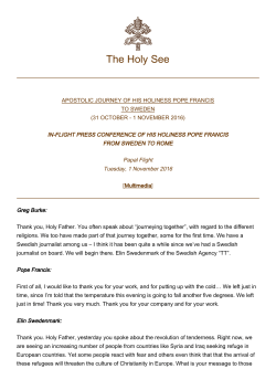 The Holy See - La Santa Sede