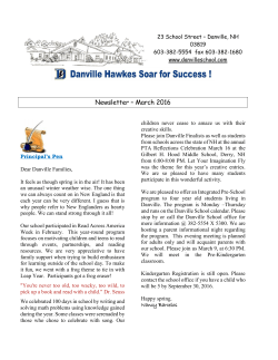 Newsletter &ndash; March 2016 - Timberlane Regional School District
