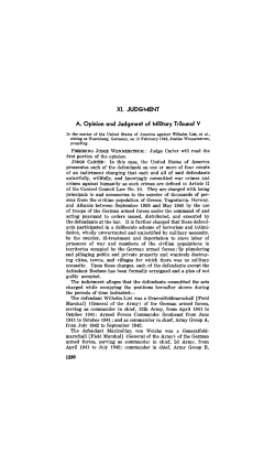 The Hostage Case, Case No. 7, United States v. List