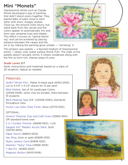 Mini &ldquo;Monets&rdquo; - Blick Art Materials