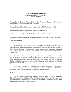 OAS Panama2014_VerbalReport_e