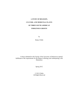 A STUDY OF RELIGION, CULTURE, AND