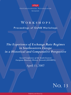 Episodes in German Monetary History &ndash; Lessons for
