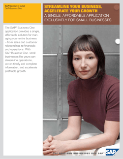 STREAMLINE YOUR BUSINESS, ACCELERATE YOUR GROWTH