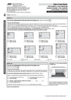 Order of Type Stands