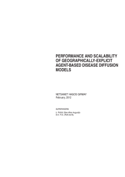 performance and scalability of geographically-explicit agent