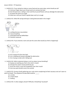 U4C2L2 - Study Guide - The First Lifesaving Steps